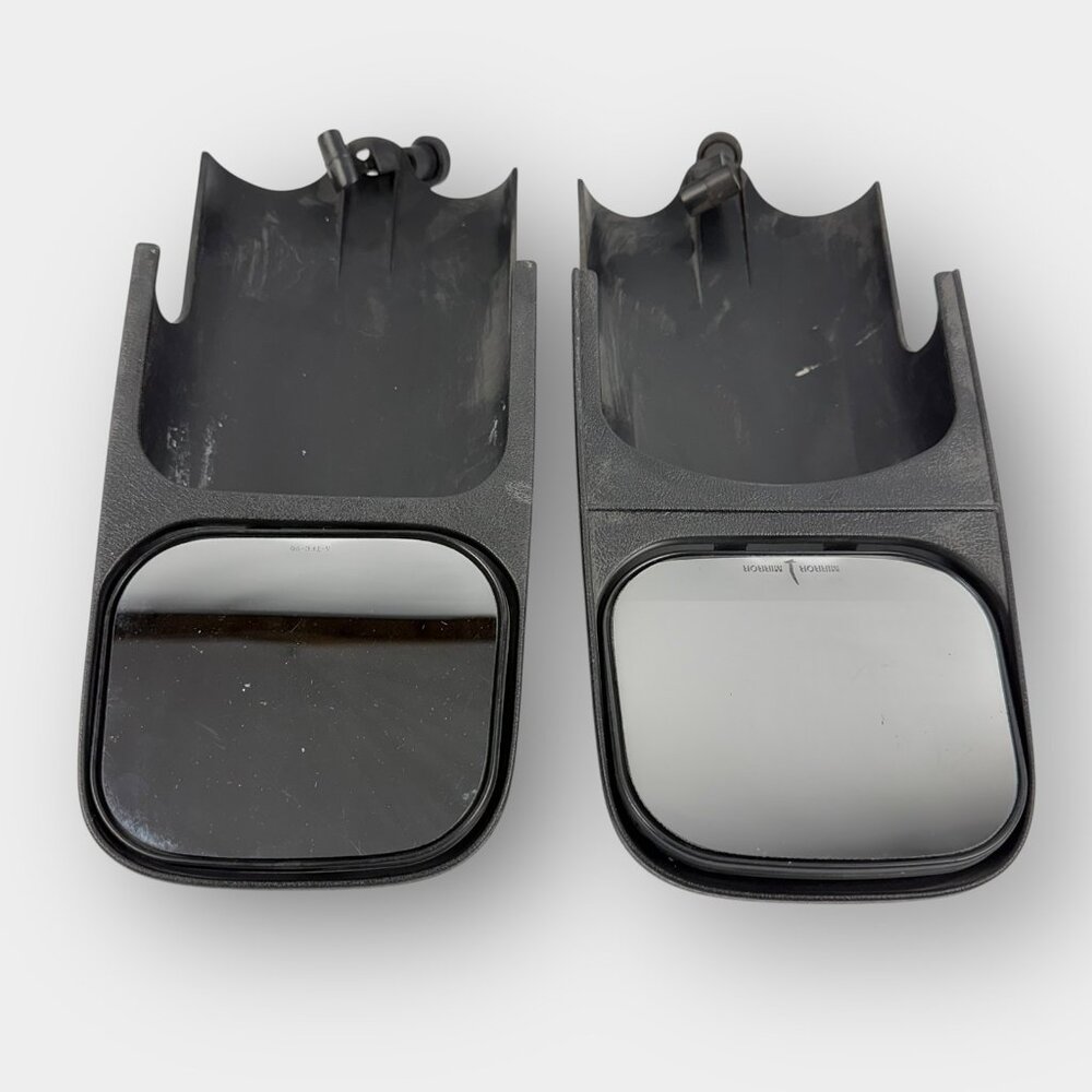 Towing Mirror Extenders Pair Universal Clip-On Adjustable Screw Clamp